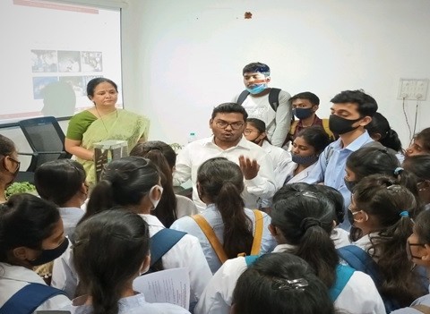 Students at Sericulture workshop