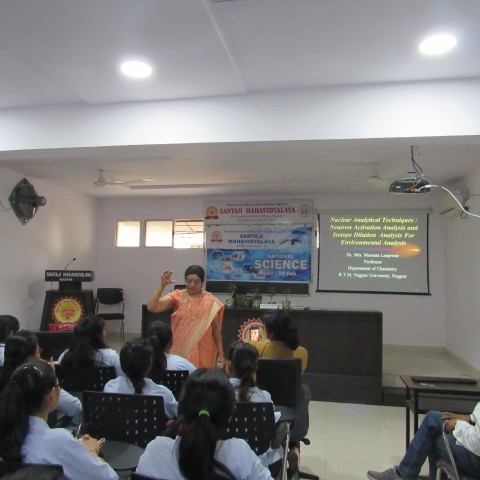 Students at Guest Lecture on National Science Day 2023